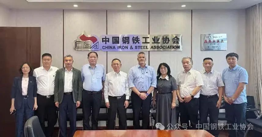 骆铁军与国际锌协会执行理事长举行会谈